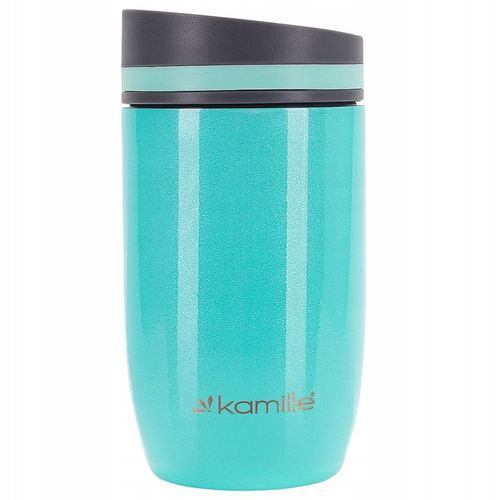 KUBEK TERMICZNY stalowy TERMOS do kawy herbaty szkoły pracy 300 ml KAMILLE na Arena.pl