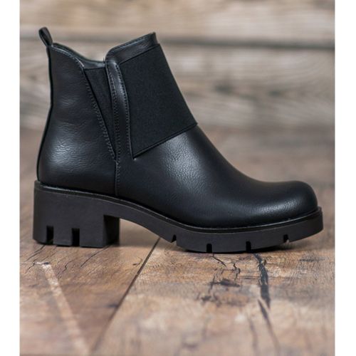 Czarne Botki Na Platformie r.36 na Arena.pl