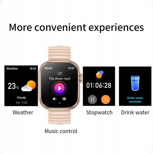 Smartwatch niktrade 191916645 czarny na Arena.pl
