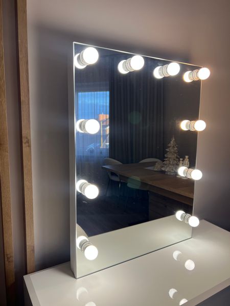 Lustro wizażowe, makijażowe, make up,do wizażu 60-80 wiszace zdjęcie 8