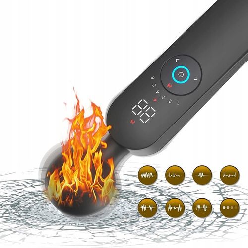 Masażer Łechtaczki LCD Wibrator 12 Funkcji Grzanie na Arena.pl
