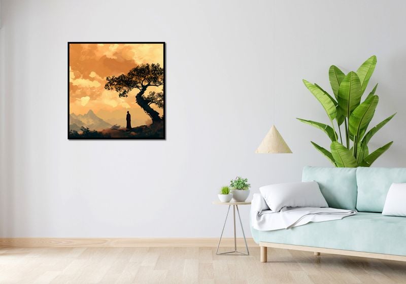 Plakat 80x80cm Zen zdjęcie 4