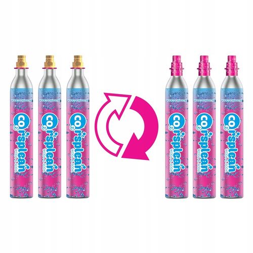 Corsplean napełnienie quick connect 3 szt do sodastream na Arena.pl