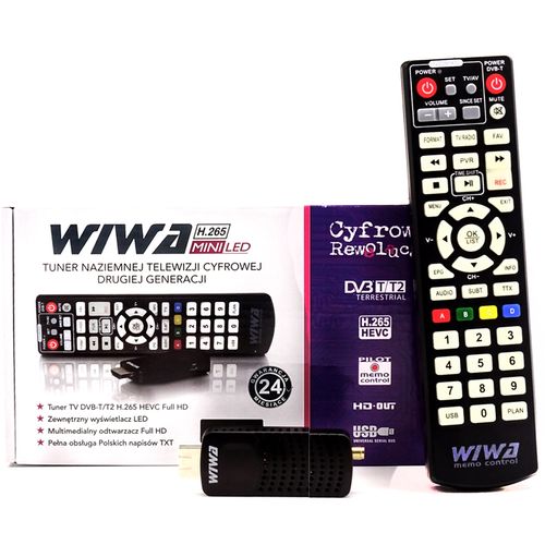 Dekoder Tuner TV Wiwaj DVB-T2 HEVEC MINI LED na Arena.pl