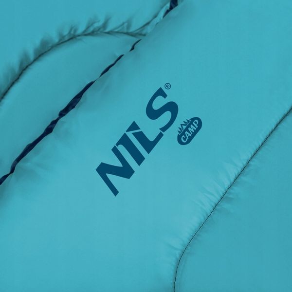 ŚPIWÓR ROZM. L NILS CAMP NC2008 Niebiesko - błękitny zdjęcie 9