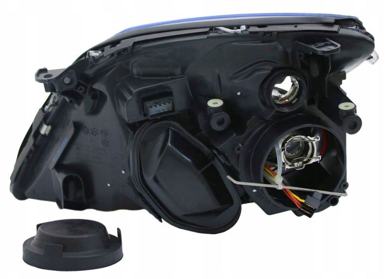 Nowe LAMPY Reflektory Do Opel Vectra C 2002-2005 R Na ŻARÓWI H7 DEPO BLACK zdjęcie 3