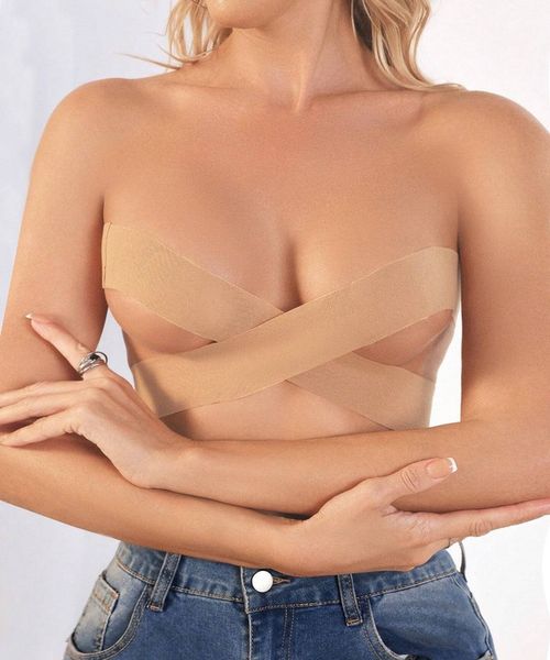 ORYGINALNA TAŚMA DO BIUSTU PUSH UP UNOSZĄCA PIERSI MODELUJĄCA TAPING 5M zdjęcie 13
