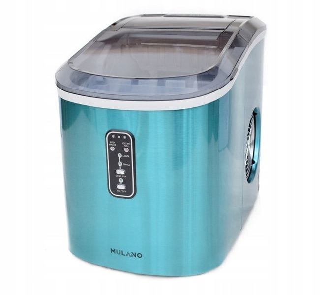 Kostkarka do robienia kostek lodu maszyna domowa barowa niebieska zdjęcie 1