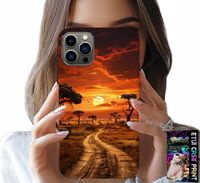 ETUI DO IPHONE 11 PRO MAX - SAFARI AFRYKA ZACHÓD SŁOŃCA PIĘKNE WIDOK