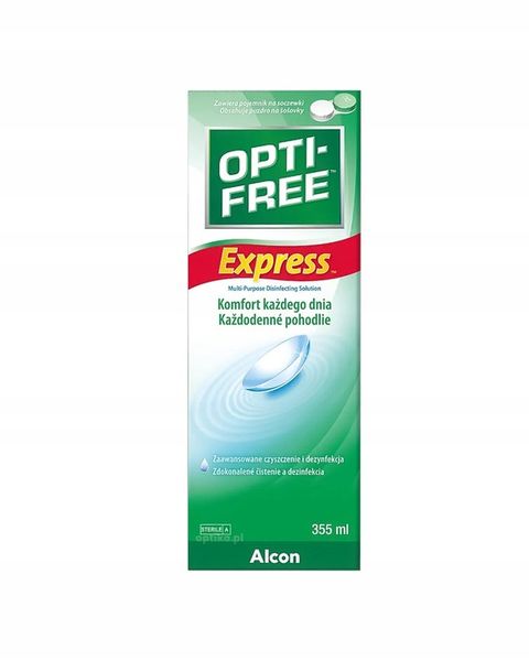 OPTI FREE Express 355ml Płyn do soczewek ALCON zdjęcie 2