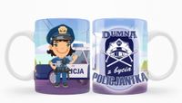 kubek - dumny z bycia policjantką      k178