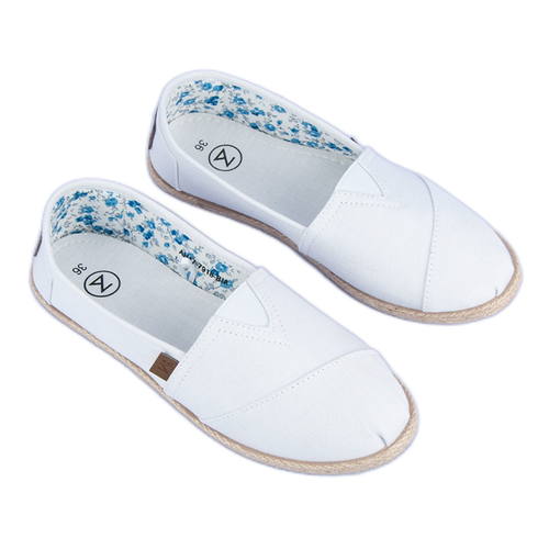 Białe Wsuwane Espadryle r.36 na Arena.pl