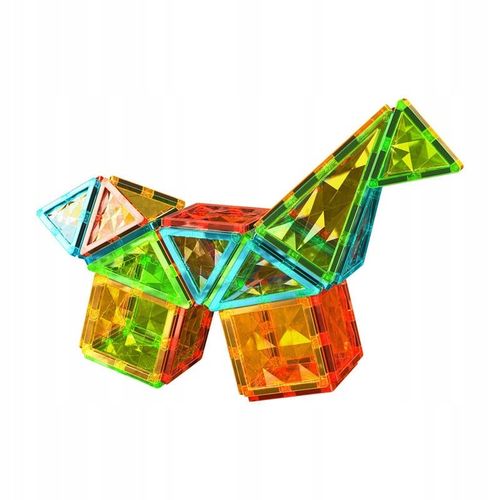 Płytki Klocki Magnetyczne Geomag Gems Rocket 32 Elementów Kolorowe na Arena.pl