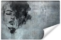 Fototapeta Ścienna KOBIETA Portret Abstrakcja Beton Ornamenty 90cm x 60cm