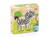 Drewniane klocki obrazkowe