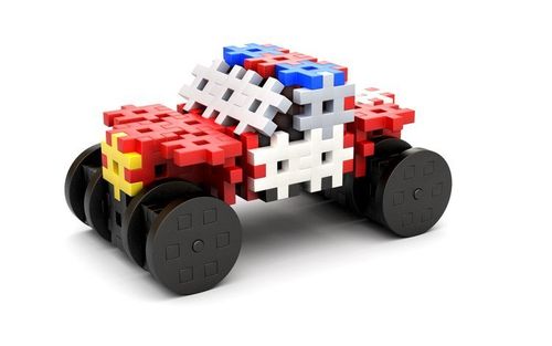 Klocki Meli Basic Fire wóz, straż pożarna 4w1 - mini wafle na Arena.pl