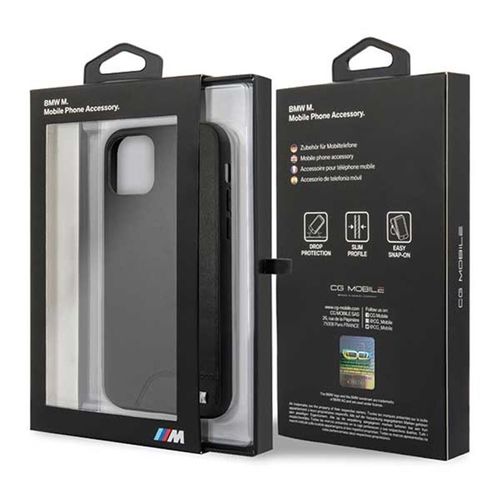 BMW Smooth PU Leather - Etui iPhone 11 Pro Max (czarny) na Arena.pl