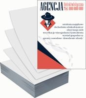Ulotki A6 reklamowe firmowe 100szt projekt w cenie AGENCJA DETEKTYWISTYCZNA