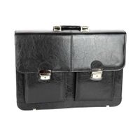 539 Teczka męska z 2 kieszeniami - czarna KEMER
