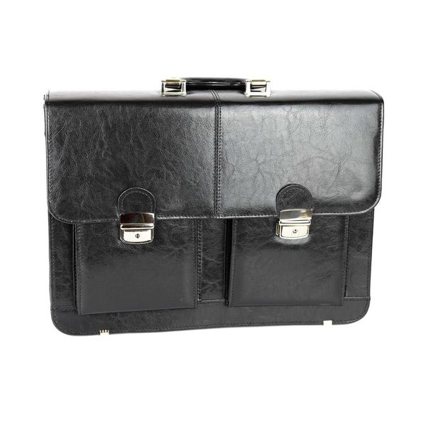 539 Teczka męska z 2 kieszeniami - czarna KEMER zdjęcie 1