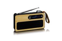 CYFROWE RADIO DAB+ LENCO PDR-040BAMBOOBK, LPDR040BK