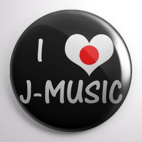 Przypinka I ♥ J-MUSIC na Arena.pl