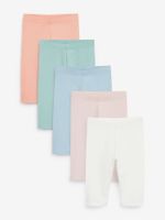 Zestaw 5 par legginsów Cropped 134cm