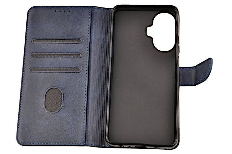 Etui portfel Wallet do Realme C55 granatowy zdjęcie 4