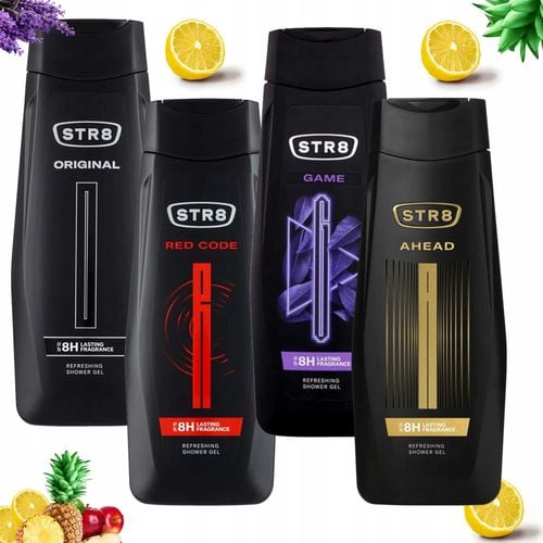 zestaw 4 x str8 żel pod prysznic mix 4 x 400ml na Arena.pl