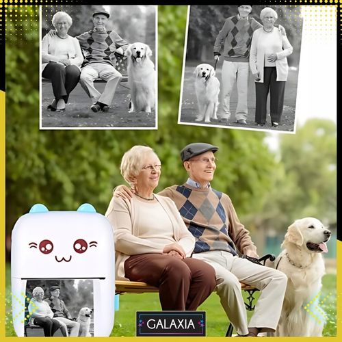 Mini Drukarka Termiczna DRUKUŚ ORYGINALNY Do Zdjęć Przenośna + 11 ROLEK na Arena.pl