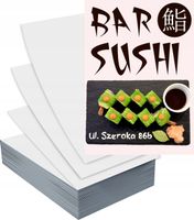 Ulotki A4 100 szt reklamowe firmowe dużo wzorów SUSHI BAR KUCHNIA AZJATYCKA