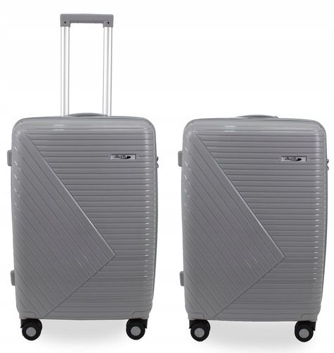 LEKKA WALIZKA PODRÓŻNA PP WYTRZYMAŁA XL MOCNA ŚREDNIA WALIZKA ALUMINIUM na Arena.pl