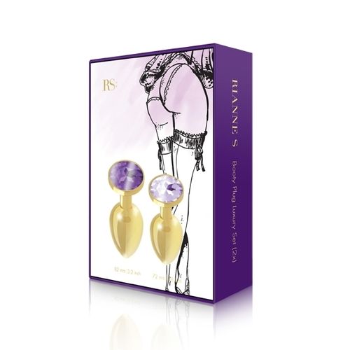 Rianne S - Booty Plug Luxury Set 2x Gold na Arena.pl