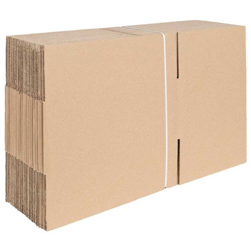Pudełko składane 50 pcs Brązowy 35 x 24 x 15 cm Tektura na Arena.pl