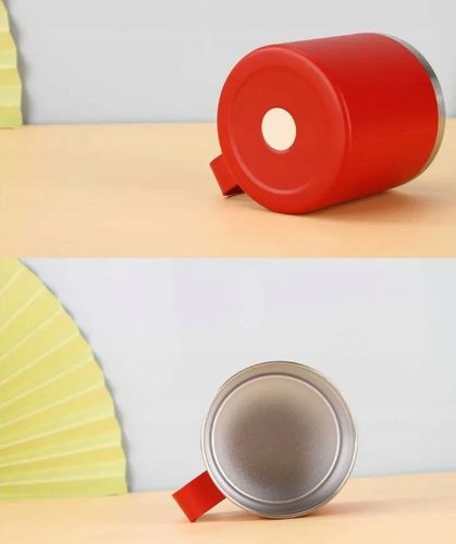 Kubek termiczny z uchwytem do Kawy Yerba Mate różowy 350ml na Arena.pl