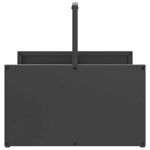 Stojak na drewno opałowe czarny Stal walcowana na zimno na Arena.pl