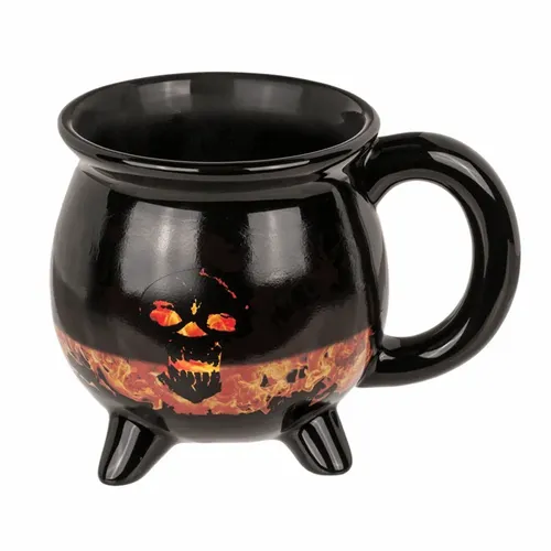 Kubek Kocioł Czarownicy - Czaszka w Płomieniach na Arena.pl