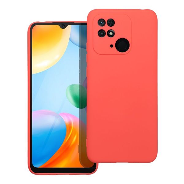 Futerał SILICONE do XIAOMI Redmi 10C brzoskwiniowy zdjęcie 1