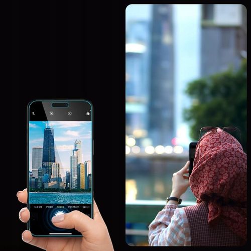 Szkło hartowane do iPhone 15 Pro Max, Spigen Glas.tR Privacy, prywatyzujące na Arena.pl