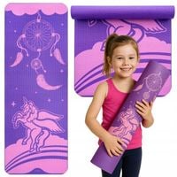 Mata do ćwiczeń jogi dla dzieci myga - Unicorn 3mm