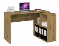 Biurko Narożne Do Pokoju Biura Salonu Artisan 120 cm PLUM TS - 3 Kolory