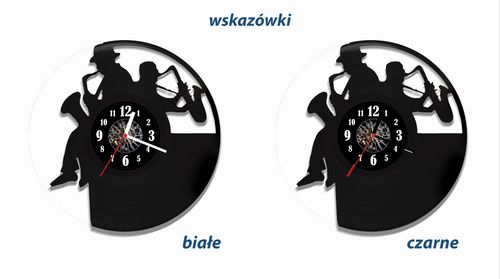 Zegar ścienny z płyty winylowej Saksofoniści 41.1 na Arena.pl