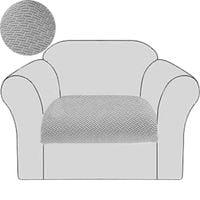 POKROWIEC NA SOFĘ SIEDZISKO OPARCIE JODEŁKA SZARY