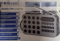 RADIO FM SOLARNE FOREVER FRS-23 SZARE