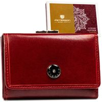 portfel damski skórzany ptn 1680400-tvt-6523 red