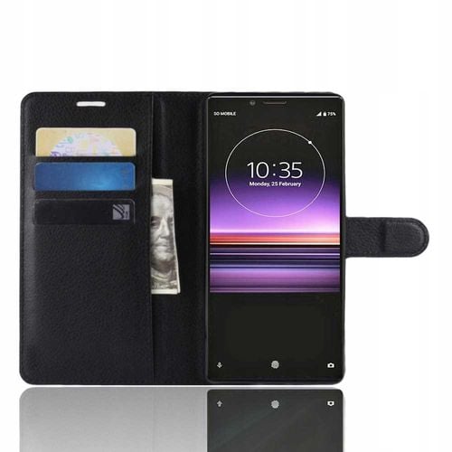 Litchi Sony Xperia 1 Czarny na Arena.pl