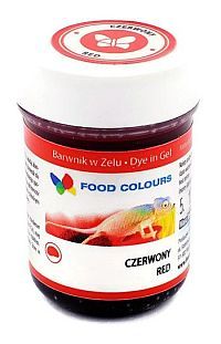 BARWNIK SPOŻYWCZY W ŻELU - 35g - CZERWONY zdjęcie 3