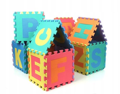 36el. Duże super puzzle piankowe plus torba 2709 na Arena.pl