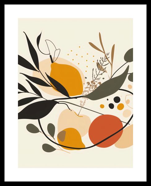Plakat 50x65cm Botaniczny Wir zdjęcie 3