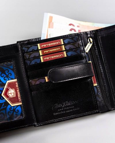 duży, skórzany portfel męski - peterson na Arena.pl